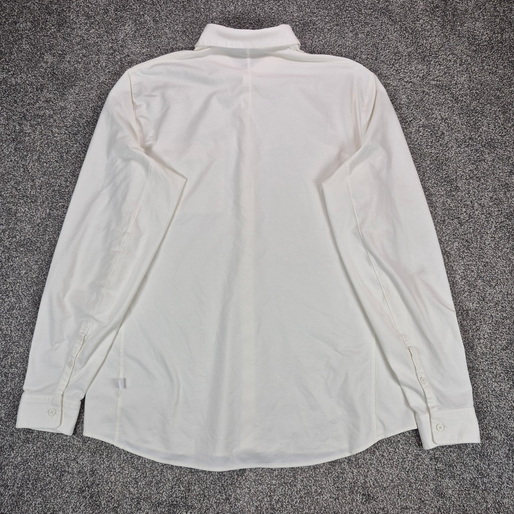 Lululemon Commission Shirt Mens XL White Button Long Sleeve Button Up Pocket - Picture 2 of 7
